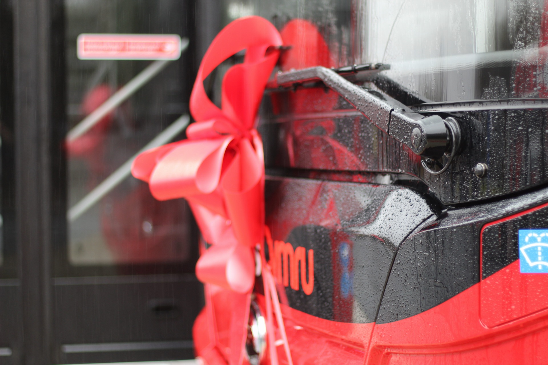 Ribbon of front of T1 bus 