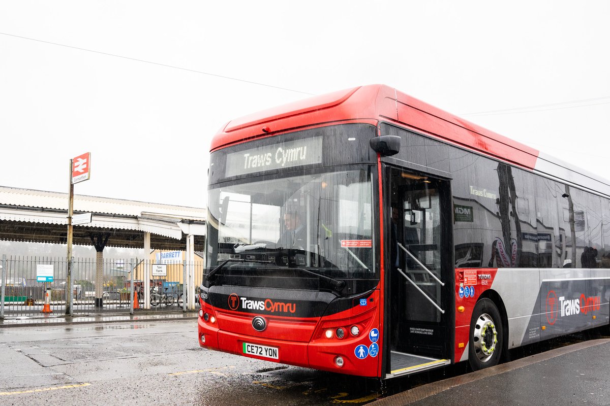 front of Traws Bus