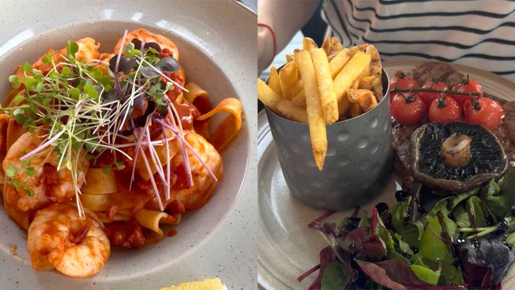 Food from The Ship in Aberporth